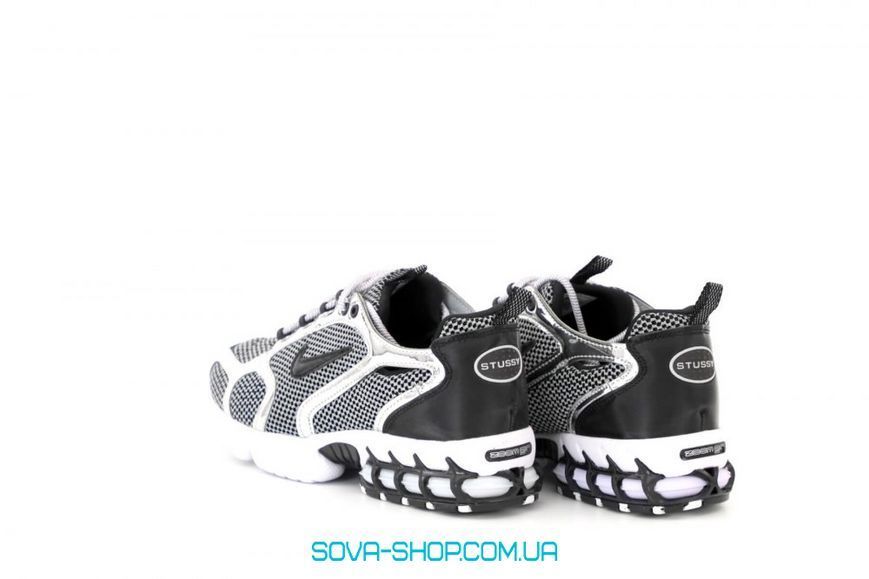 Чоловічі кросівки Nike x St&uuml;ssy Air Zoom Spiridon Cage 2 "Black Silver" фото