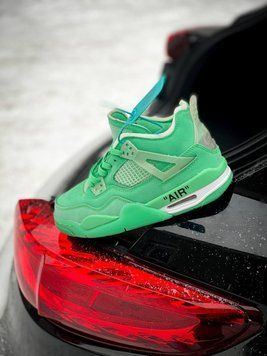 Жіночі баскетбольні кросівки Nike Air Jordan 4 "Green" фото
