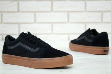 Мужские кеды Old Skool black gum V a n s фото