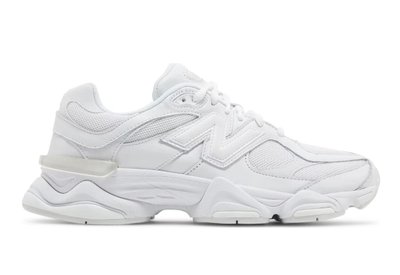 Женские и мужские кроссовки New Balance 9060 Full White фото