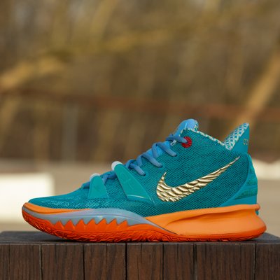 Чоловічі баскетбольні кросівки Nike Kyrie 7 Blue Orange фото