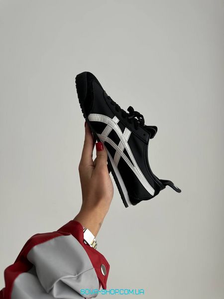 Женские и мужские кроссовки Asics Onitsuka Tiger Black White фото