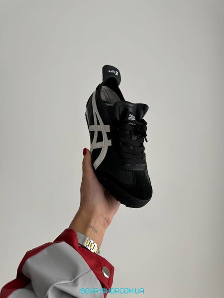 Жіночі та чоловічі кросівки Asics Onitsuka Tiger Black White фото