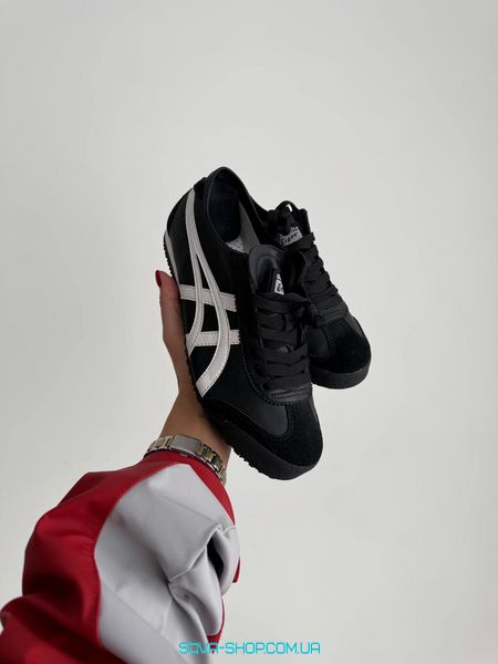 Женские и мужские кроссовки Asics Onitsuka Tiger Black White фото