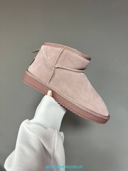 Жіночі зимові ботинки UGG ULTRA MINI PINK SUEDE фото