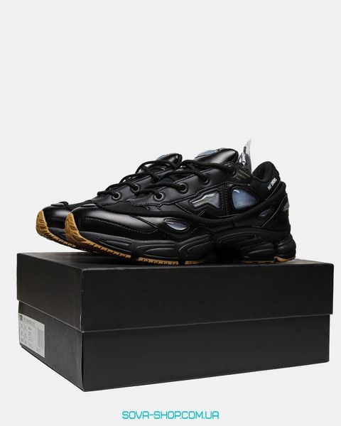 Мужские кроссовки Adidas x Raf Simons Ozweego Black Brown Premium (Original Box) фото