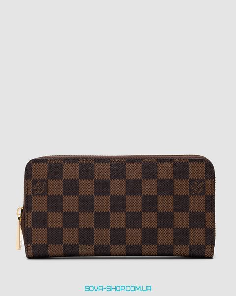 Кошелёк Louis Vuitton Zippy Wallet Damier Brown Premium фото