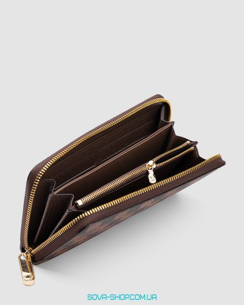 Кошелёк Louis Vuitton Zippy Wallet Damier Brown Premium фото