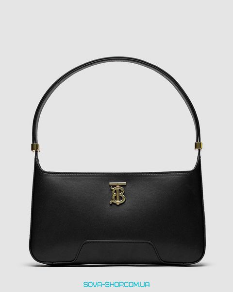 Жіноча сумка Burberry Leather TB Shoulder Bag "Black" Premium фото
