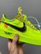 Мужские и женские кроссовки Nike Air Force 1 x Off White Volt re-8998 фото 6