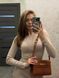 Жіноча сумка YSL Manhattan Medium Leather Shoulder Bag Brown Premium re-12612 фото 3