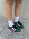 Жіночі кросівки Adidas Gucci x Gazelle Green Pink re-9307 фото 11