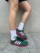 Жіночі кросівки Adidas Gucci x Gazelle Green Pink re-9307 фото 7