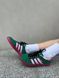 Жіночі кросівки Adidas Gucci x Gazelle Green Pink re-9307 фото 14