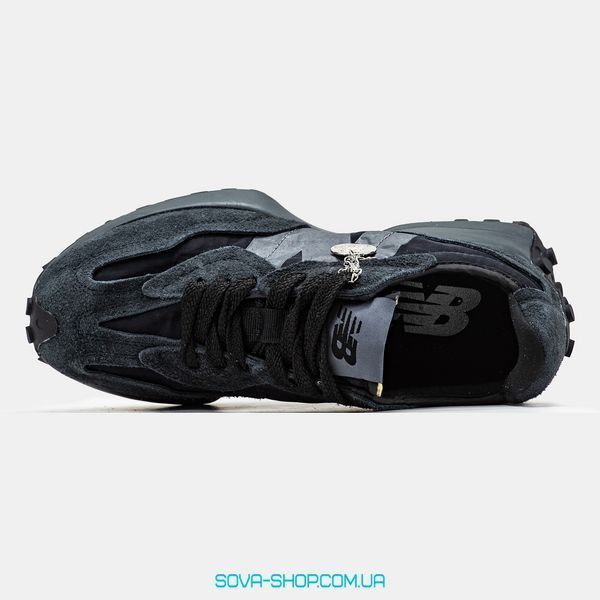 Чоловічі та жіночі кросівки New Balance 327 Black фото