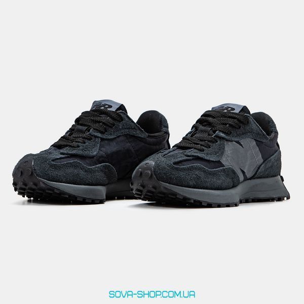 Чоловічі та жіночі кросівки New Balance 327 Black фото