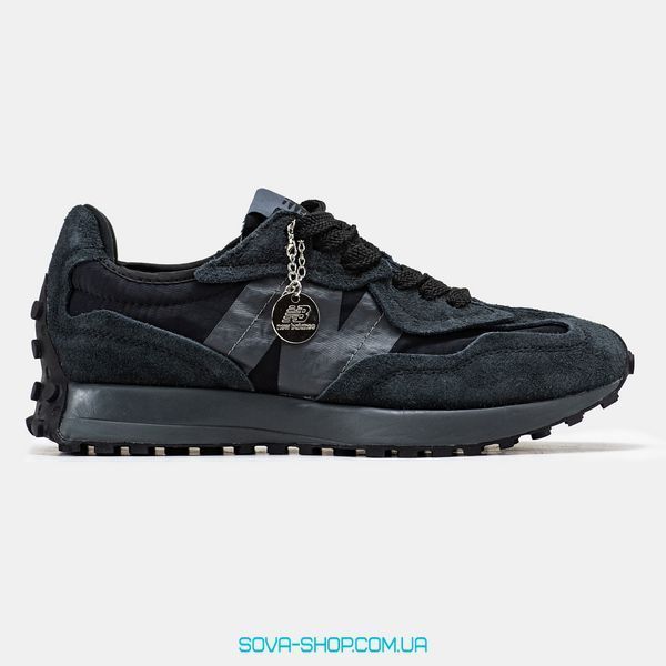 Чоловічі та жіночі кросівки New Balance 327 Black фото