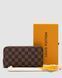 Кошелёк Louis Vuitton Zippy Wallet Damier Brown Premium re-126819 фото 1