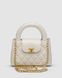 Женская сумка Chanel Kelly Bag Shiny Aged Calfskin Cream & Gold Hardware Premium re-11689 фото 4