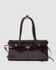 Жіноча сумка Prada Medium Leather Handbag Dark Brown Premium re-12357 фото 2