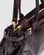 Жіноча сумка Prada Medium Leather Handbag Dark Brown Premium re-12357 фото 4