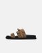 Женские шлепанцы Hermes Empire Jackson Sandal &Eacute;toupe Premium re-129499 фото 1
