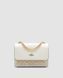 Женская сумка Coach Mini Klare Crossbody in Signature Canvas Cream/Brown Premium re-128997 фото 4