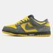 Чоловічі кросівки Supreme x Nike SB Dunk Low Grey Yellow re-128582 фото 1