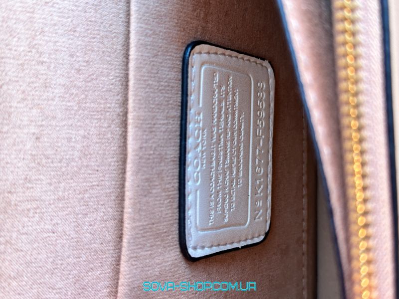 Женская сумка Coach Mini Klare Crossbody in Signature Canvas in Light Khaki/Snake Premium фото