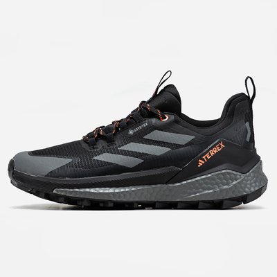 Чоловічі зимові черевики термо Adidas Terrex Free Hiker 2.0 Gore-Tex Black Grey Orange фото