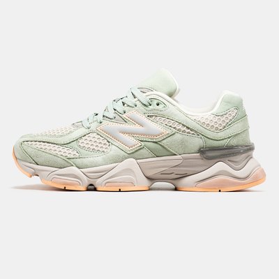 Женские кроссовки New Balance 9060 x The Whitaker Group Missing Pieces Pack Silver Moss Green фото