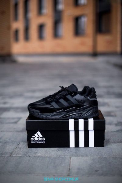 Чоловічі кросівки Adidas Niteball All Black фото