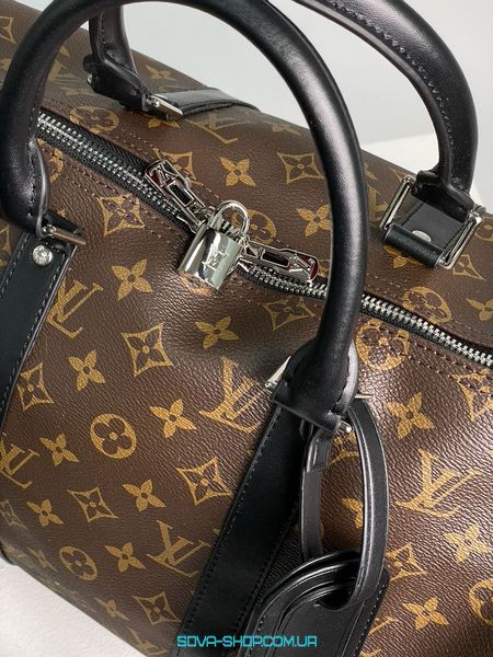 Унісекс сумка Louis Vuitton Keepall Bandouliere 45 Brown Canvas Premium фото