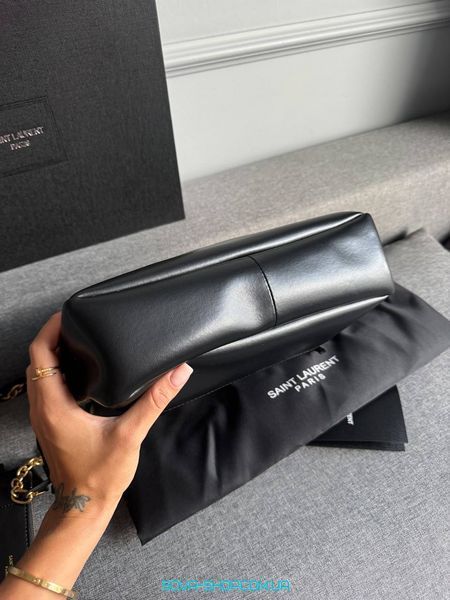 Жіноча сумка Yves Saint Laurent Jamie Shopping in Lambskin Black Premium фото