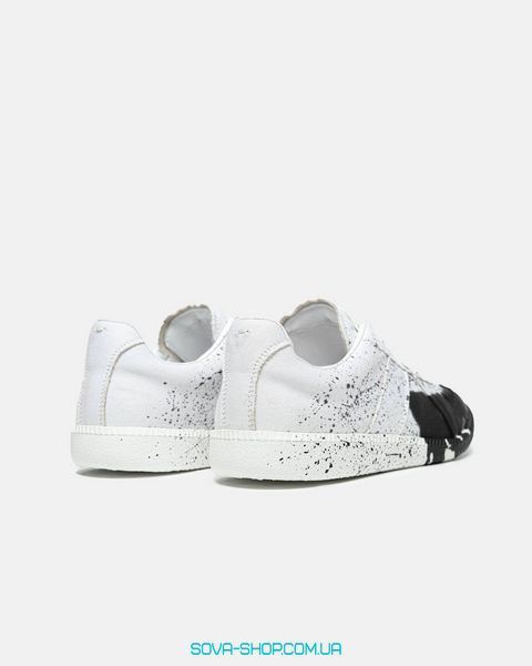 Чоловічі кросівки MAISON MARGIELA White Black Paint Original Box фото