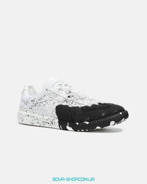 Чоловічі кросівки MAISON MARGIELA White Black Paint Original Box фото