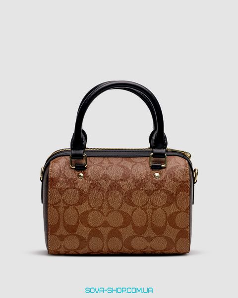 Жіноча сумка Coach Rowan Satchel In Signature Canvas Premium фото