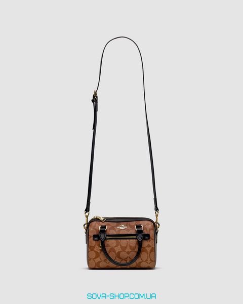 Жіноча сумка Coach Rowan Satchel In Signature Canvas Premium фото