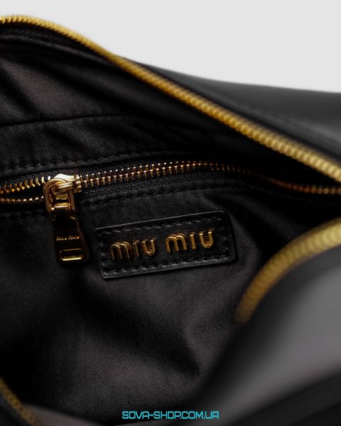 Жіноча сумка Miu Miu Nappa Leather Shoulder Bag Black Premium фото