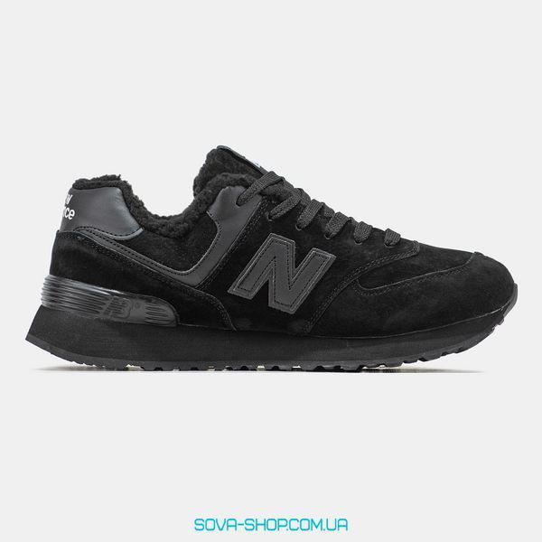 Чоловічі зимові кросівки New Balance 547 Black Хутро фото