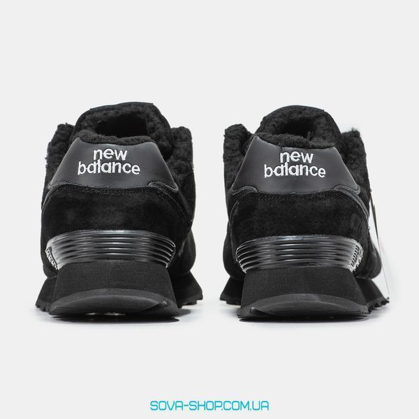 Чоловічі зимові кросівки New Balance 547 Black Хутро фото