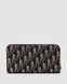 Кошелёк Christian Dior Wallet Blue Oblique Jacquard Blue Premium re-126805 фото 3