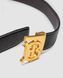Ремінь Burberry Leather TB Belt Black/Tan/Gold Premium re-128203 фото 2