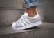 Женские кроссовки Superstar Silver/White Adidas 536m00 фото 2