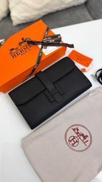 Жіноча сумка Hermes Jige Elan Clutch Black Premium фото