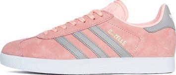 Жіночі кросівки Gazelle Pink/Grey Adidas фото