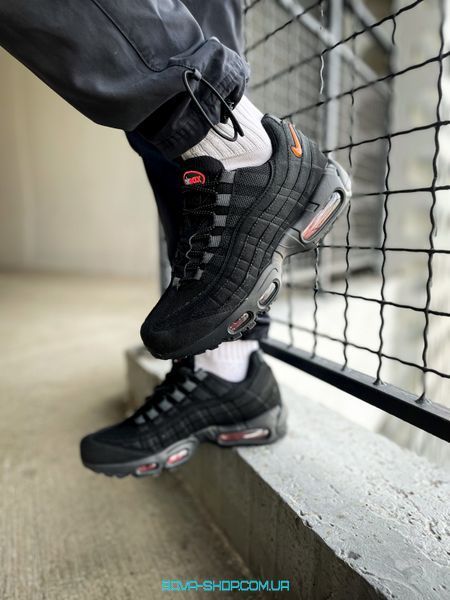 Чоловічі кросівки Nike Air Max 95 "Black/Orange" фото