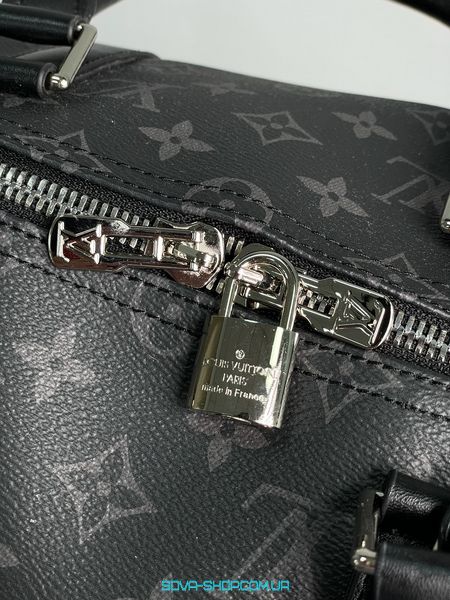 Унісекс сумка Louis Vuitton Keepall 45 Eclipse Grey Premium фото