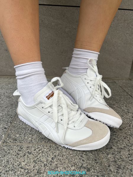 Женские кроссовки Asics Onitsuka Tiger Mexico 66 White фото