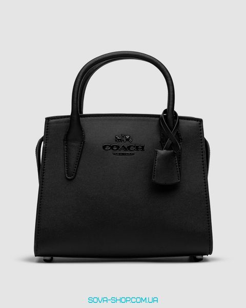 Женская сумка Coach Andrea Carryall Total Black Premium фото